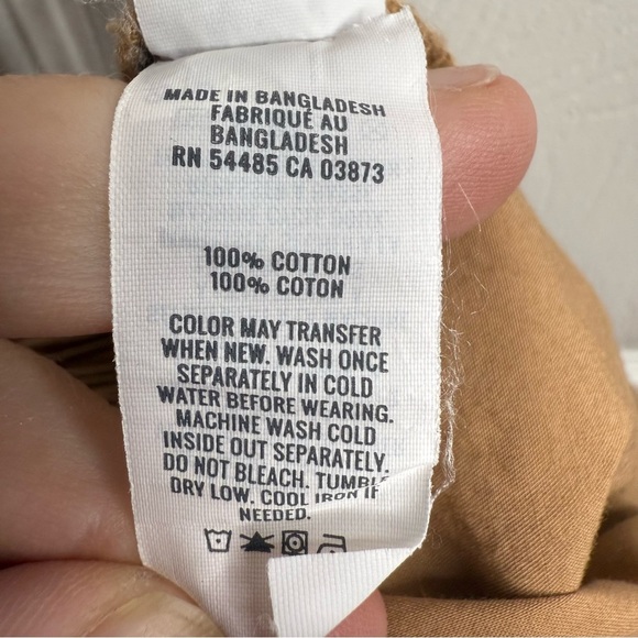 Aerie High Waisted Go-For-It Baggy Cargo Pant 100% Cotton Size Small GUC - Picture 8 of 9